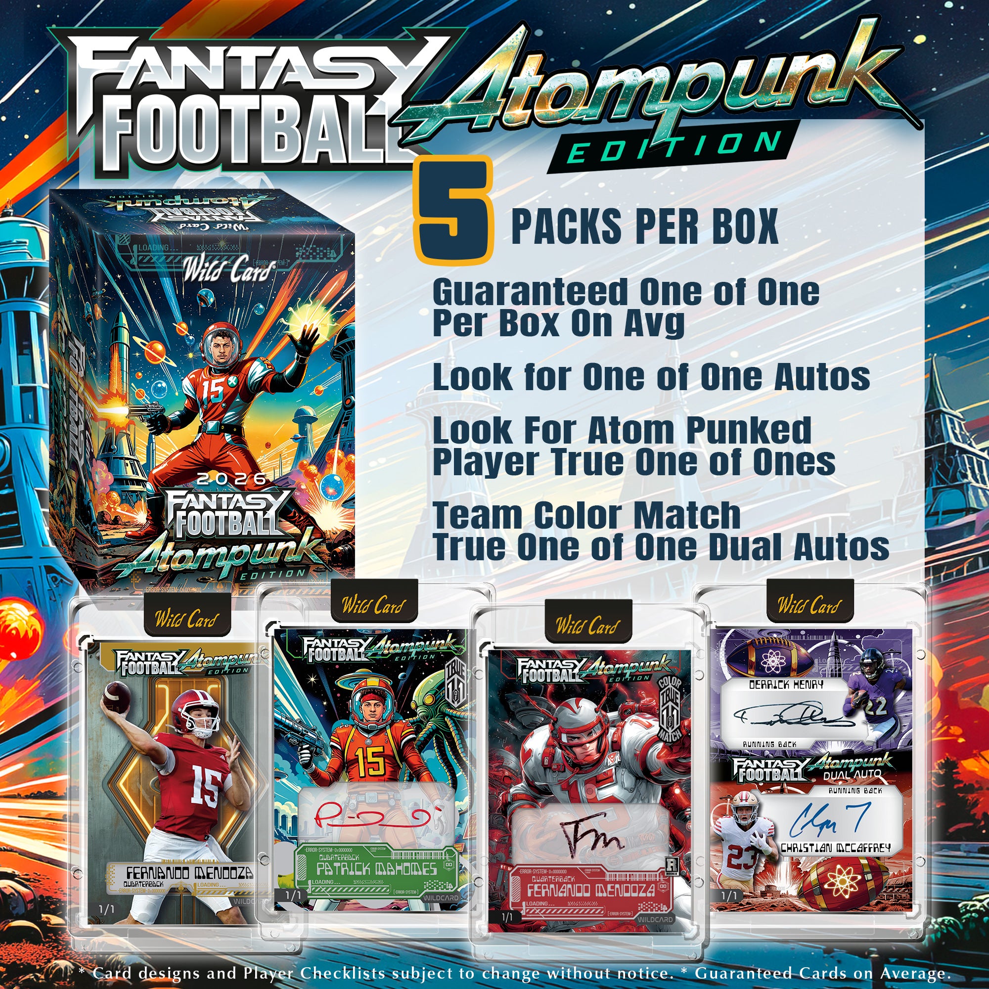 2026 Fantasy Football Atom Punk - Single Box Option – Wild Card