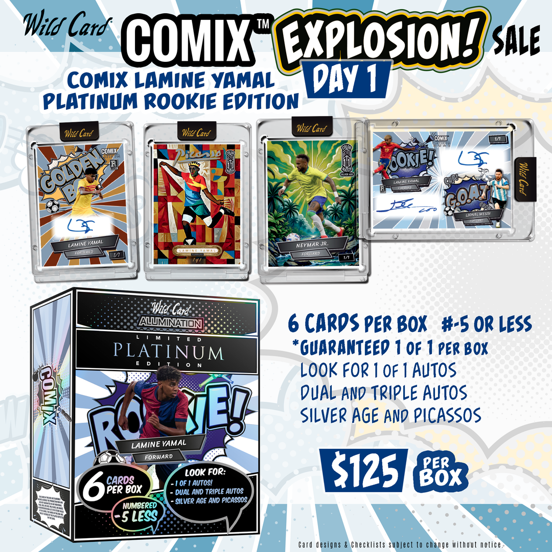 2026 Comix Lamine Yamal Platinum Rookie Edition - Single Box