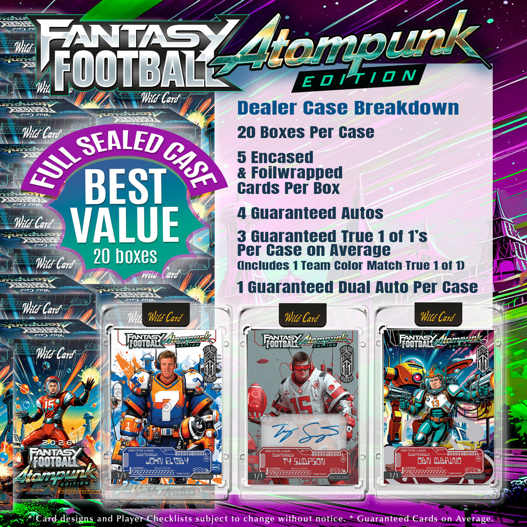 2026 Fantasy Football Atom Punk - Full Case Option – Wild Card
